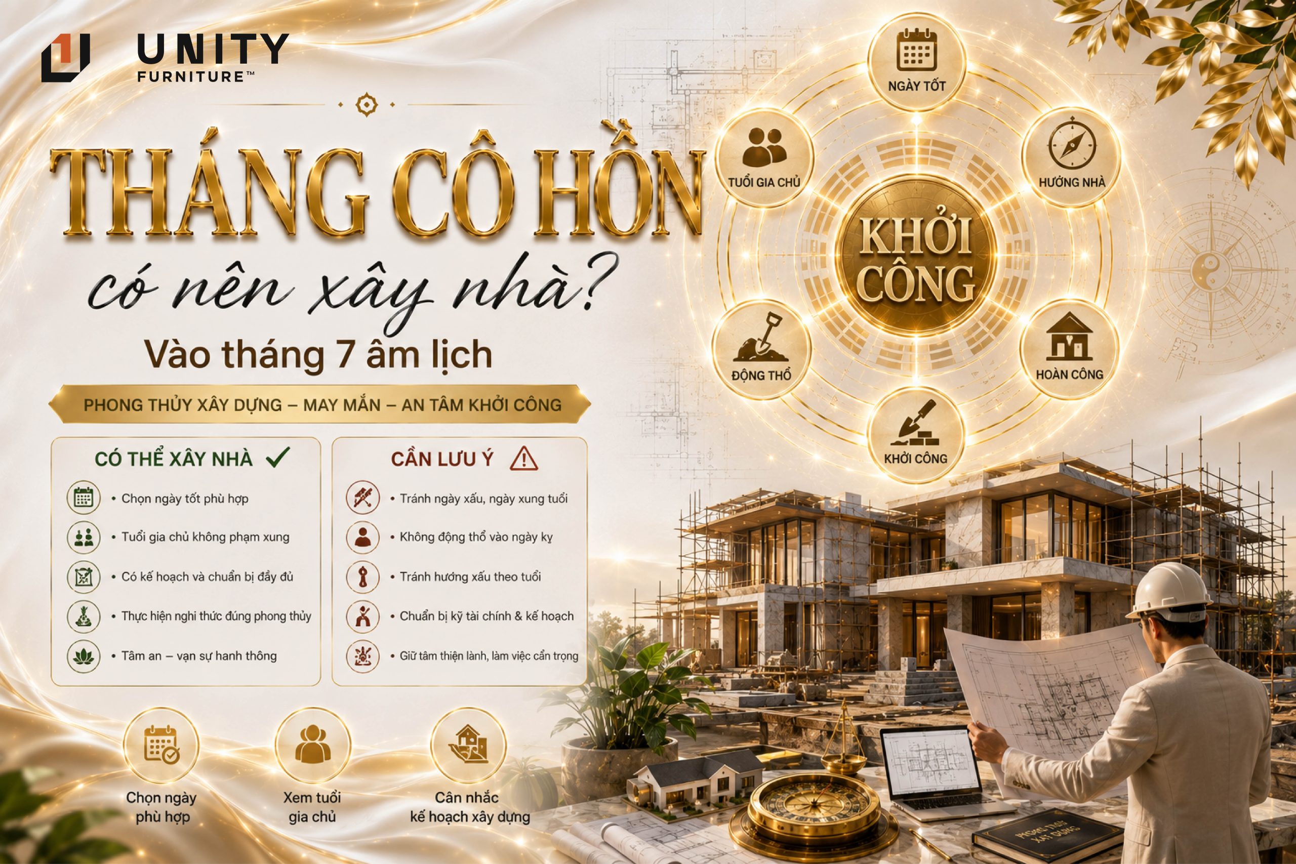 Tháng cô hồn – Có nên xây nhà vào tháng 7 âm lịch