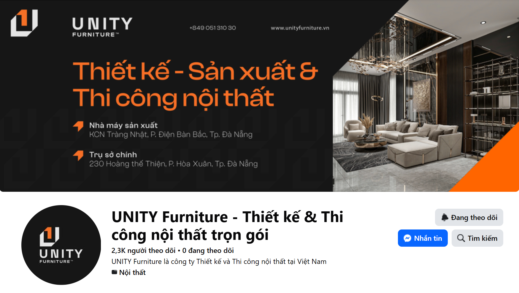 Fanpage UNITY Furniture Vietnam